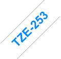 Compatible Brother TZE-253 Azul / Blanco TZ-253