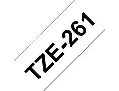 Compatible Brother TZE-261 Negro / Blanco TZ-261