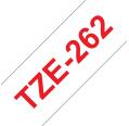 Compatible Brother TZE-262 Rojo / Blanco TZ-262