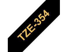 Compatible Brother TZE-354 Dorado / Negro TZ-354