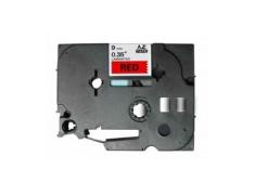 Compatible BROTHER TZE-421 Negro / Rojo TZ-421