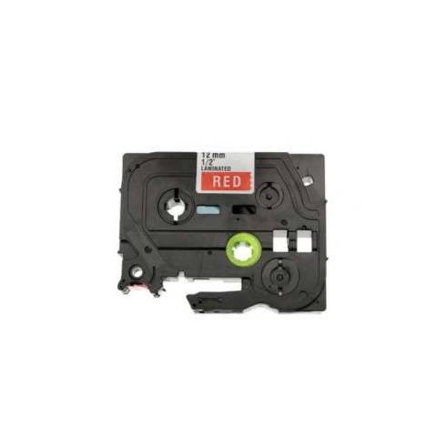 Compatible BROTHER TZE-435 Blanco / Rojo TZ-435