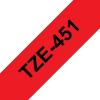 Compatible Brother TZE-451 Negro / Rojo TZ-451