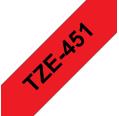 Compatible Brother TZE-451 Negro / Rojo TZ-451