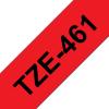 Compatible Brother TZE-461 Negro / Rojo TZ-461