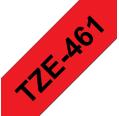 Compatible Brother TZE-461 Negro / Rojo TZ-461