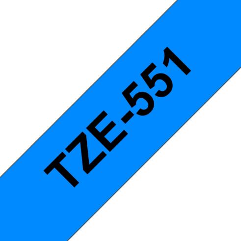 Compatible Brother TZE-551 Negro / Azul TZ-551