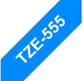 Compatible Brother TZE-555 Blanco / Azul TZ-555