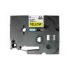 Compatible BROTHER TZE-611 Negro / Amarillo TZ-611