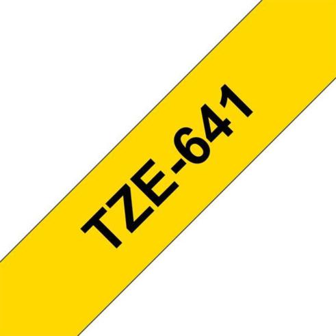 Compatible Brother TZE-641 Negro / Amarillo TZ-641
