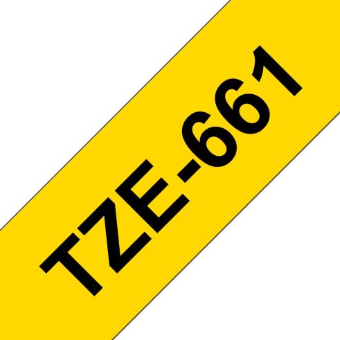 Compatible Brother TZE-661 Negro / Amarillo TZ-661