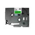 Compatible BROTHER TZE-721 Negro / Verde TZ-721