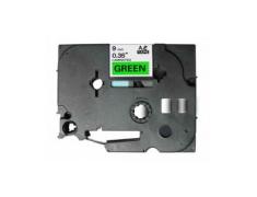 Compatible BROTHER TZE-721 Negro / Verde TZ-721