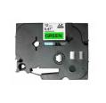 Compatible BROTHER TZE-731 Negro / Verde TZ-731