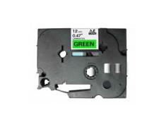 Compatible BROTHER TZE-731 Negro / Verde TZ-731