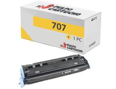 Compatible CANON 707 Amarillo