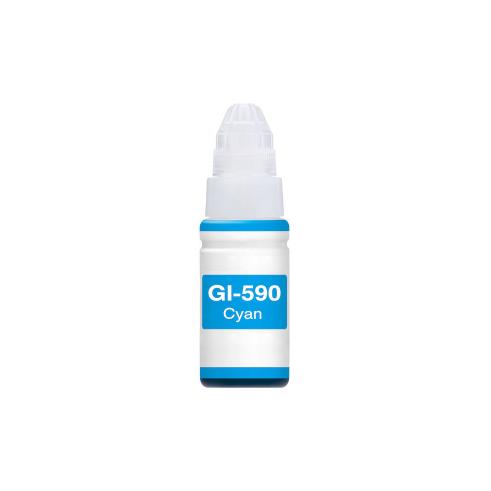 Compatible Canon GI-590 Cyan Botella de Tinta Pigmentada