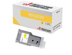 Compatible Canon PFI 207 Amarillo Pigmentado