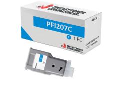 Compatible Canon PFI 207 Cyan Pigmentado