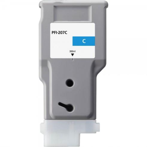 Compatible Canon PFI 207 Cyan Pigmentado