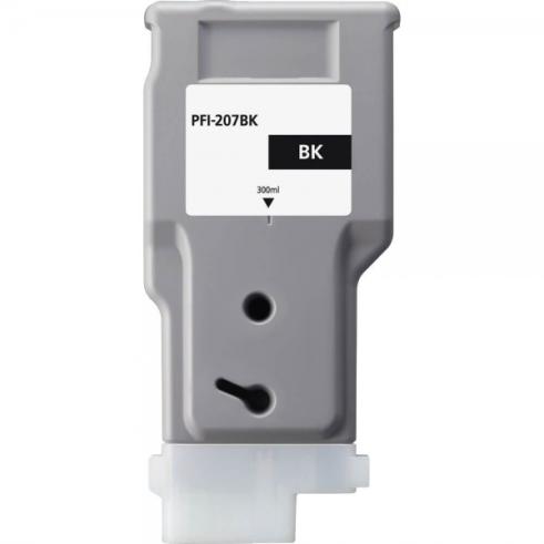 Compatible Canon PFI 207 Negro Pigmentado