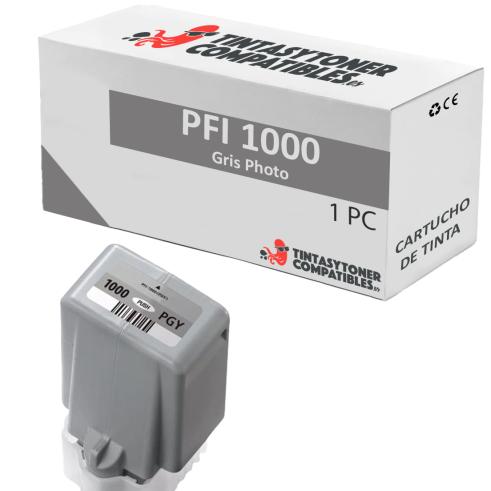 Compatible Canon PFI1000 Gris Photo