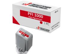 Compatible Canon PFI1000 Rojo Pigmentado