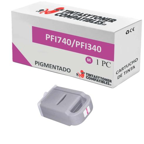 Compatible Canon PFI740/PFI340 Magenta Pigmentado