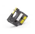 Compatible Dymo 18052 Cinta Tubo Termoretractil Negro / Amarillo