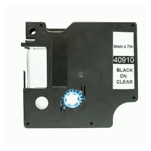 Compatible Dymo D1 40910 Negro / Transparente