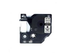 Compatible Dymo D1 45010 Negro / Transparente
