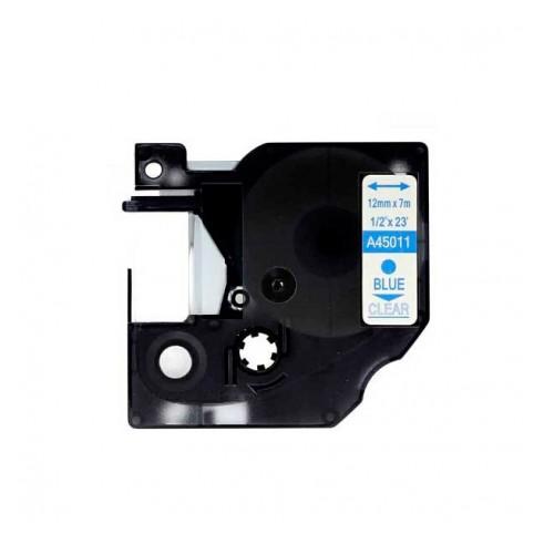 Compatible Dymo D1 45011 Azul / Transparente