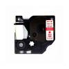 Compatible Dymo D1 45012 Rojo / Transparente