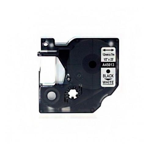 Compatible Dymo D1 45013 Negro / Blanco