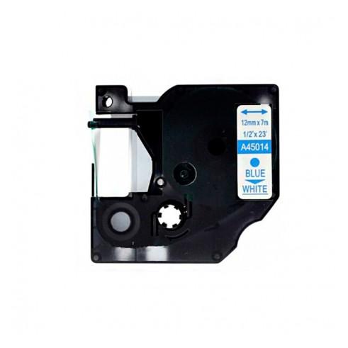 Compatible Dymo D1 45014 Azul / Blanco