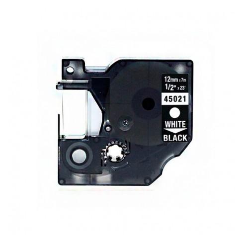 Compatible Dymo D1 45021 Blanco / Negro