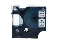 Compatible Dymo D1 45803 Negro / Blanco