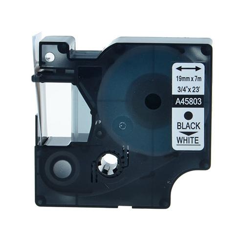 Compatible Dymo D1 45803 Negro / Blanco
