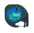 Compatible Dymo LetraTag S0721640 Negro / Verde