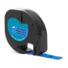 Compatible Dymo LetraTag S0721650 Negro / Azul