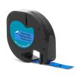 Compatible Dymo LetraTag S0721650 Negro / Azul