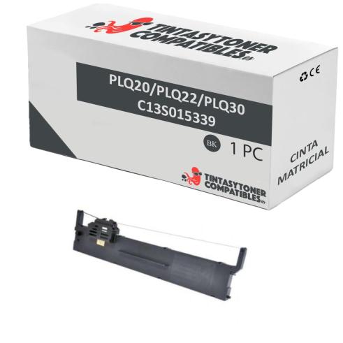 Compatible Epson PLQ20/PLQ22/PLQ30 Cinta Matricial Negra
