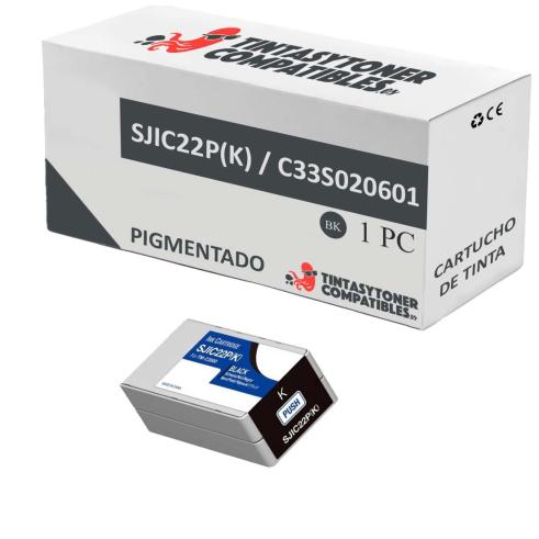 Compatible Epson SJIC22P Negro Pigmentado