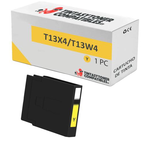 Compatible Epson T13X4/T13W4 Amarillo Pigmentado