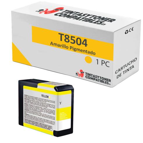 Compatible Epson T8504 Amarillo Pigmentada