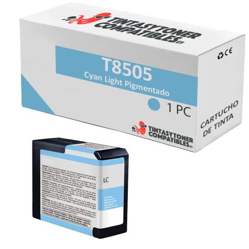 Compatible Epson T8505 Cyan Light Pigmentada