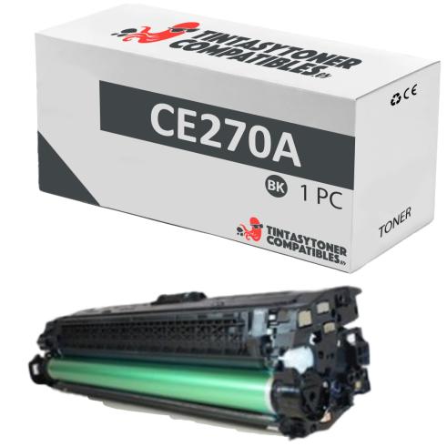 Compatible HP CE270A / 650A Negro