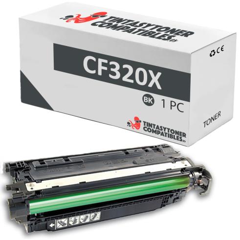 Compatible HP CF320X Negro