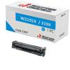 Compatible HP W2191X Cyan