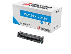 Compatible HP W2191X Cyan